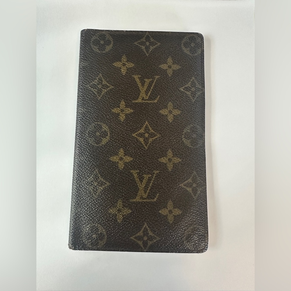 Louis Vuitton Monogram Leather Long Wallet Brown – Made in Spain